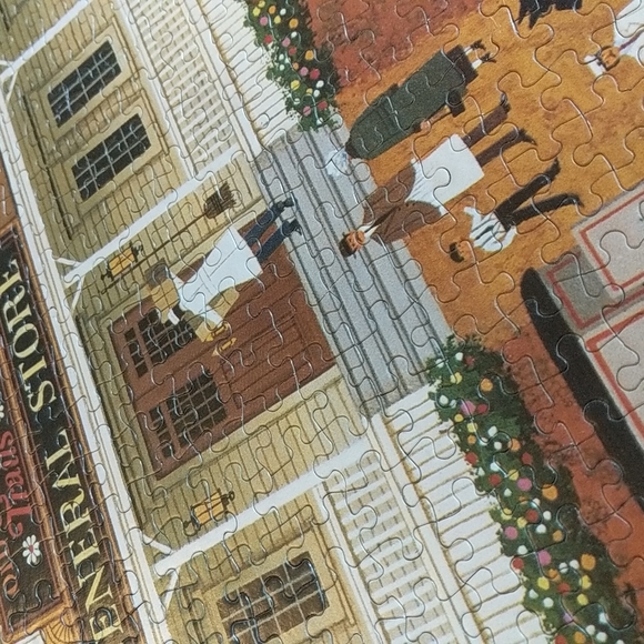 Charles Wysocki Americana Treehopper's General Store 1000 piece jigsaw puzzle - Picture 4 of 5